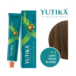 Yutika Professional Creme Hair Color 100gm Light Beige Blonde 8.13