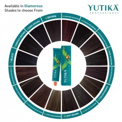Yutika Professional Creme Hair Color 100gm Light Golden Copper Blonde 8.34