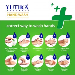Yutika Naturals Complete Protection Neem Handwash Natural Extract Liquid Soap Pump 200ml With 180ml Liquid Refill Handwash