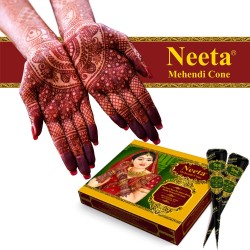 Neeta Mehendi Cone Pack Of 12pcs Mehandi Powder 150gm And Mehandi Cone 12 Pcs