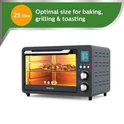 Philips HD6975/00 25 Litre Digital Oven Toaster Grill Grey 25 liter