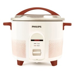 Philips HL1664/00 2.2-Litre Electric Rice Cooker White/Red
