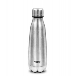 Milton Apex 350 Insulated Stainless Steel 24 Hours Hot and Cold Water Bottle 350 ml Silver
