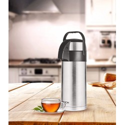 Milton Beverage Dispenser 3000 Stainless Steel For Serving Tea And Coffee 3090 Ml 1 Pc Silver