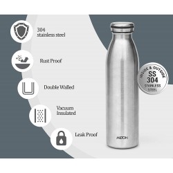 Milton Cameo-750 Stainless Steel Bottle 750ml Silver