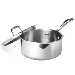 Treo by Milton Triply Stainless Steel Sauce Pan with Lid 16 cm / 1400 ml