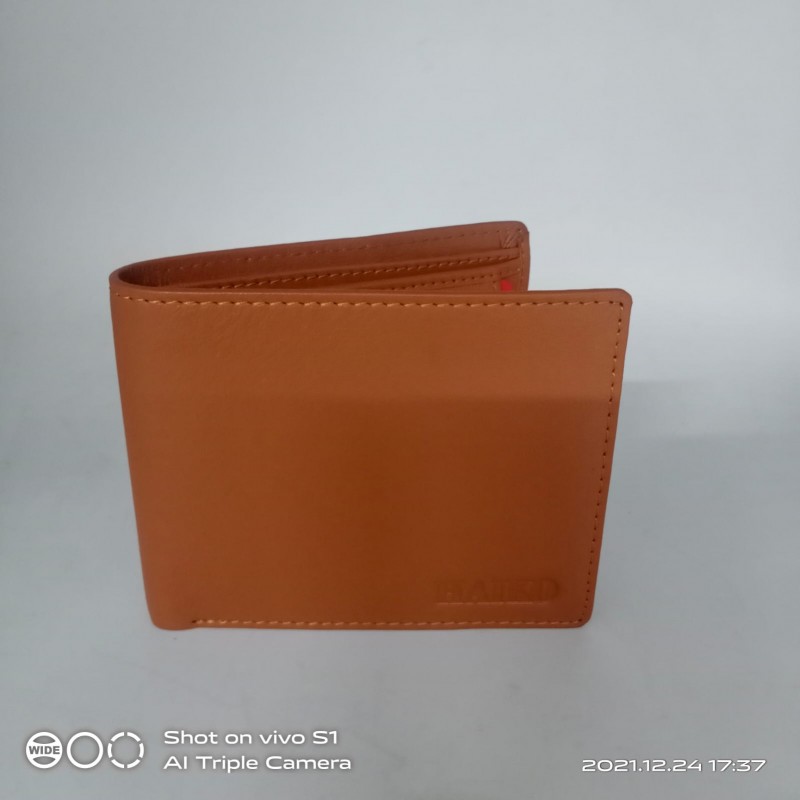 Men Evening/Party, Travel, Ethnic, Casual, Trendy CAMEL Genuine Leather Wallet - Regular Size  (6 Card Slots)