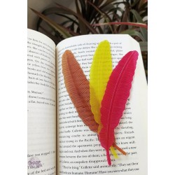 Charis Resin Feather bookmark