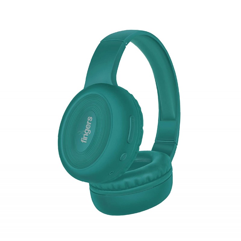 Fingers Rock-n-roll Lounge Wireless Bluetooth Headset With Mic Teal