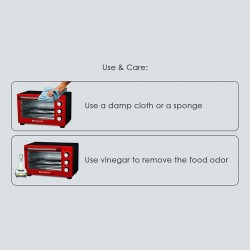 Wonderchef Oven Toaster Griller OTG Crimson Edge 19 Litres With Auto-Shut Off 2 Years Warranty 1280W Red