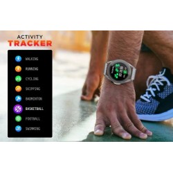 Intex FitRist Active Smartwatch Slate Grey