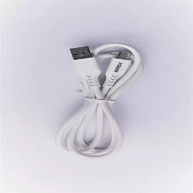 White 3.0 Amp Speed 3.0C Intex USB Cable 1 M