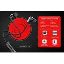 Intex Thunder 84 universal stereo earphones