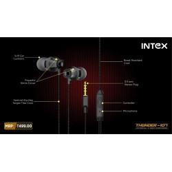 Intex Thunder 107 universal stereo earphones
