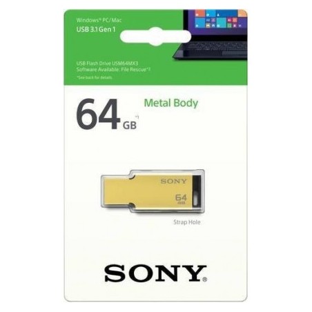 Sony 64Gb Pen Drive Usb 3.1 Metal Body Flash Drive With 2 Year Company Warranty