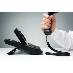 Shri Krishna Enterprises Telephone Handset Phone Receiver Cable Cord Wire Compatible with Landline