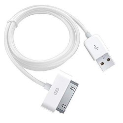 Slce 30 Pin To Usb Charging And Sync Data Cable For Smartphone Phone 4 4S 4G Ipod And Ipad 3Rd Generation White