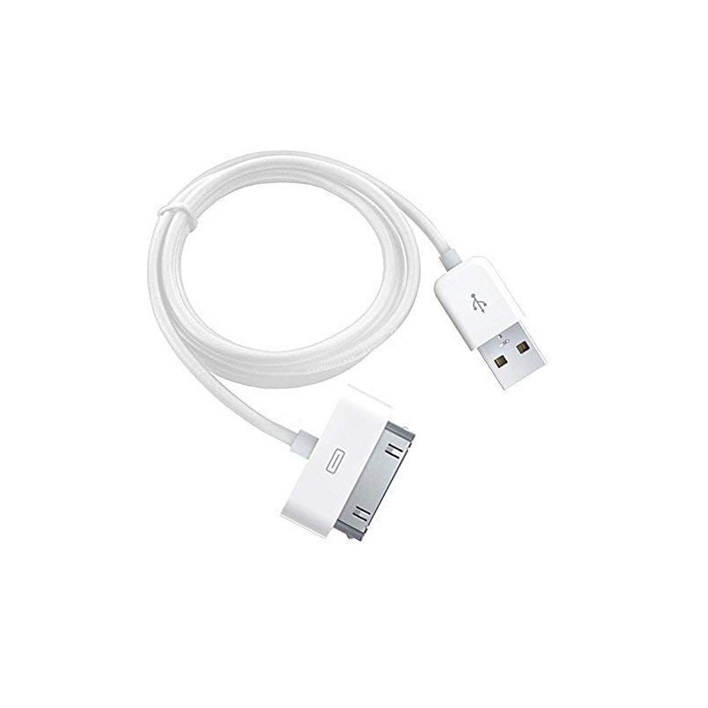 Slce 30 Pin To Usb Charging And Sync Data Cable For Smartphone Phone 4 4S 4G Ipod And Ipad 3Rd Generation White