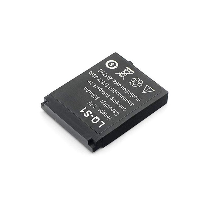 SLCE 380mAh Li-ion Battery Compatible for LQ-S1 DZ09 Smartwatch
