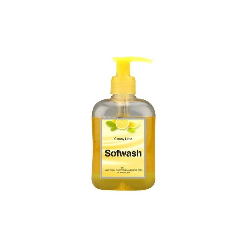 Modicare Sofwash 3 in 1 Hand Wash, Shower Gel &   Bubble Bath-Citrusy Lime (250ml)