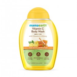 Mamaearth Vitamin C Body Wash with Vitamin C & Honey Shower Gel for Skin Illumination 300ml