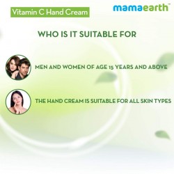 Mamaearth Vitamin C Hand Cream with Vitamin C and Shea Butter for Intense Moisturization 50 g