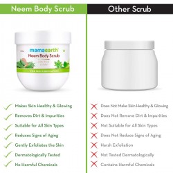 Mamaearth Neem Body Scrub with Neem & Tulsi for Skin Purification 200 g