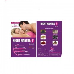 Herbal Night Mantra F Women  Power Capsules 2 x 10 cp Capsules 20 no.s Pack of 2