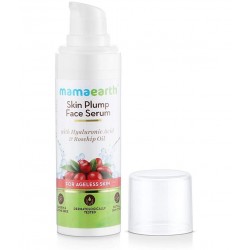 Mamaearth Skin Plump Serum For Face Glow, with Hyaluronic  Acid & Rosehip Oil for Ageless Skin - 30ml