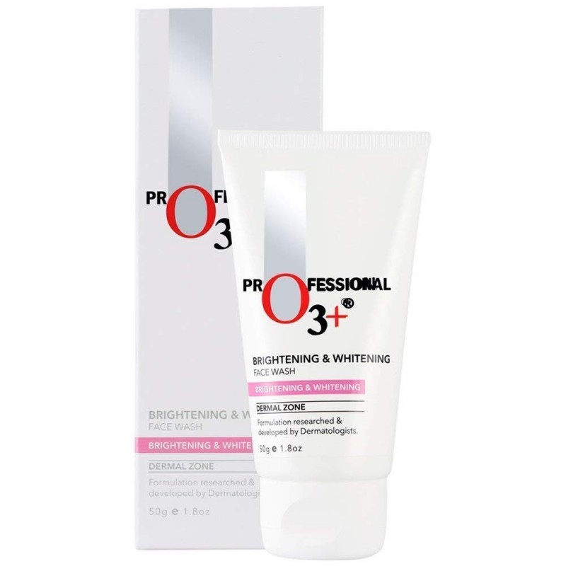 O3+ Dermal Zone Brightening & Whitening  Face Wash / Facial Cleanser (50g)