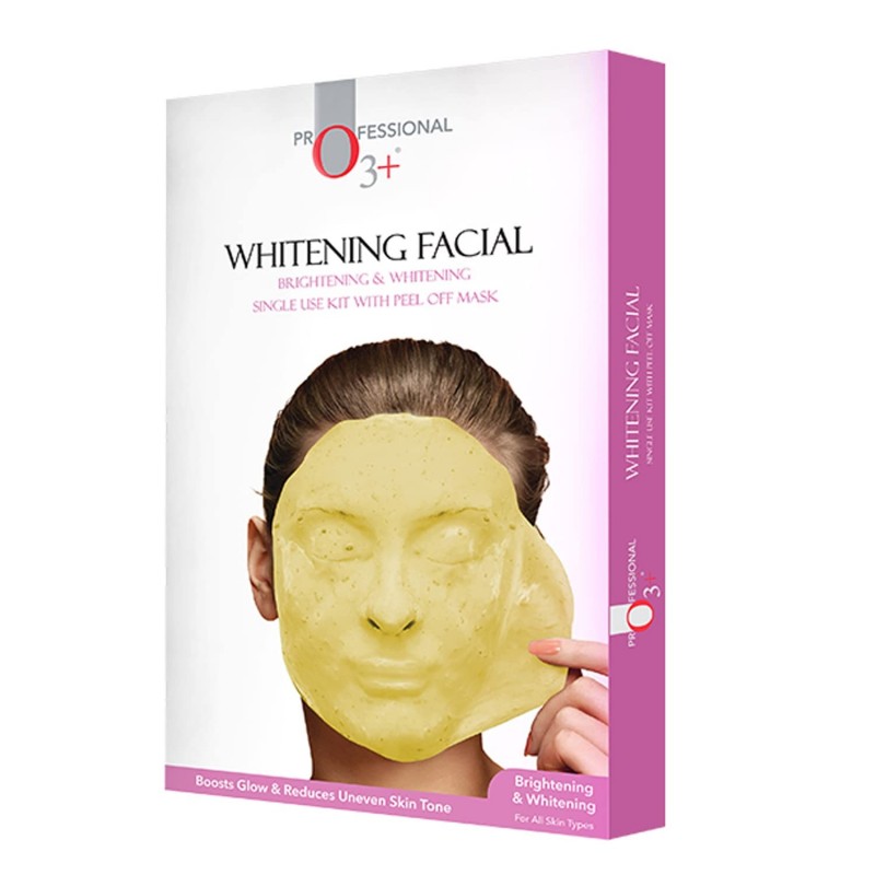 O3+ Whitening Facial Kit With  Brightening & Whitening Peel Off Mask