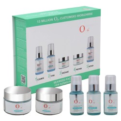 O3+ Seaweed Facial Kit 5 in 1 Complete Facial Care Pack to Remove Blackheads,  Moisturize   and Improve Complexion for All Skin