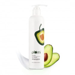 Plum Avocado  Soft Cleanse Shampoo | For Frizzy, Hair | Contains Argan Oil & Vitamin B5 | Sulphate-Free