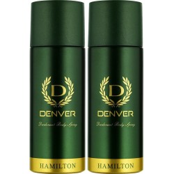 Denver Hamilton Deodorant All Day Body Spray Combo- For Men 330ml  Pack of 2