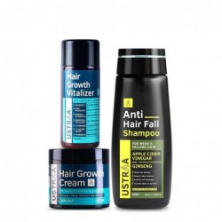 Ustraa Ultimate Hair Growth Kit for Men (Set of 3): Hair Growth Vital