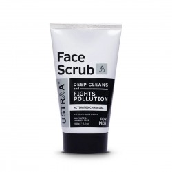 Activated  Charcoal Face Scrub For Men- 100g
