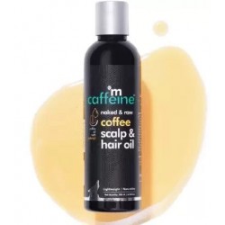 mCaffeine Naked & Raw Coffee Scalp & Hair Oil For Hair  Growth with Redensyl & Argan Oil
