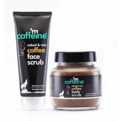 mCaffeine Coffee Face & Body Scrub  Combo For Tan Removal For Women & Men