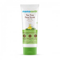 Mamaearth Tea Tree Face Scrub With Tea Tree And Neem For Skin Purification (100gm)