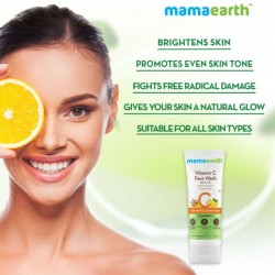 Mamaearth Vitamin C Face Wash   with Vitamin C and Turmeric for Skin Illumination (100mL)
