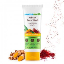 Mamaearth Ubtan Face Wash  Turmeric & Saffron (100mL)