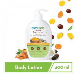 Mamaearth Ubtan Body Lotion with Turmeric & Kokum Butter for Glowing Skin (400mL)