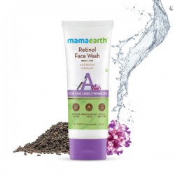 Mamaearth Retinol Face Wash With Retinol & Bakuchi For Fine Lines And Wrinkles (100mL)