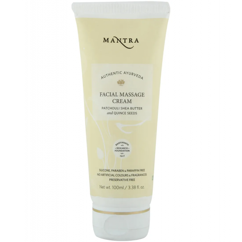 Mantra – Herbal Patchouli Shea Butter And Quince  Seeds Facial Massage Cream (100mL))