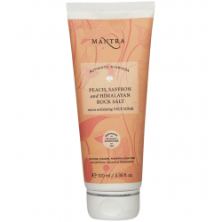Mantra – Herbal Peach, Saffron & Himalayan  Rock Salt Micro Exfoliating Face Scrub (100mL)