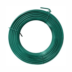 PVC Coated Heavy Duty Wire Rope | Clothesline,Ideal for Drying Heavy Clothes,Length 25 Meter Assorted Colours (Pack of 1)