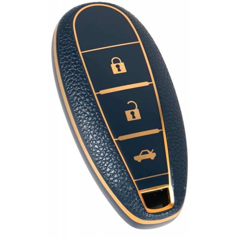 TPU Key Cover Compatible with Baleno, Breeza, S Cross, Ciaz, Swift 3 Button Smart Key
