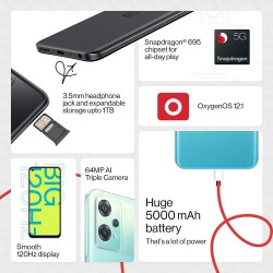 OnePlus Nord CE 2 Lite 5G Black Dusk 6GB RAM 128GB Storage