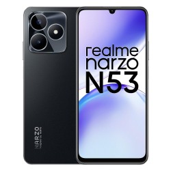 Realme Narzo N53 Feather Black 6gb+128gb 33w Segment Fastest Charging Slimmest Phone In Segment
