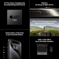 Apple iPhone 15 Pro Max 256 GB Black Titanium
